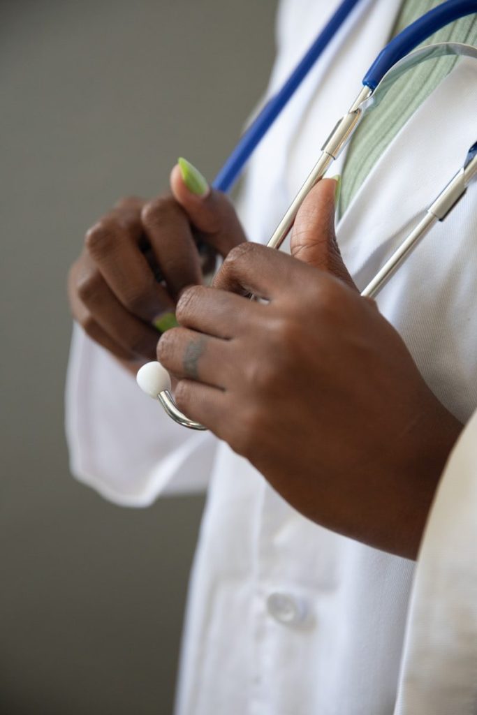 a doctor holding a stethoscope