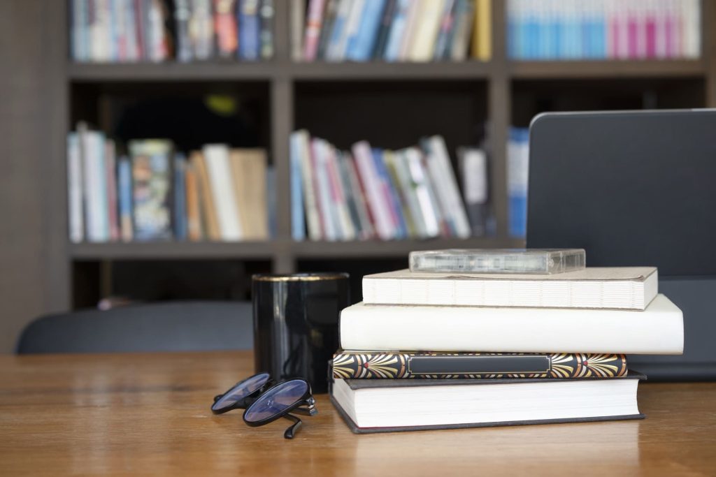 stack of books